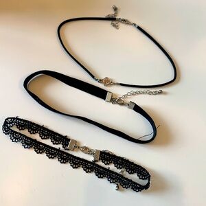 Three Choker Necklaces